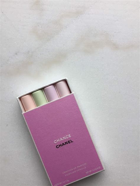 perfume pencil chanel|Chanel chance perfume pencils review.